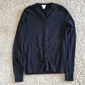 Black J Crew cardigan, size XXS, $20